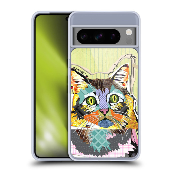 Michel Keck Animal Collage Cat Soft Gel Case for Google Pixel 8 Pro