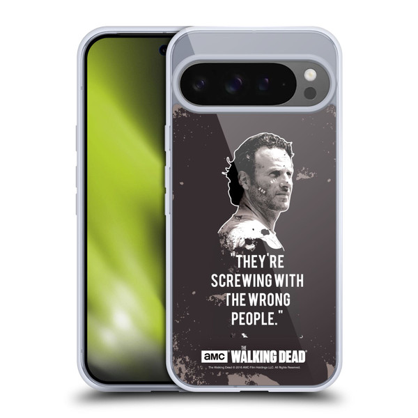 AMC The Walking Dead Quotes Rick Trap Soft Gel Case for Google Pixel 9 Pro XL