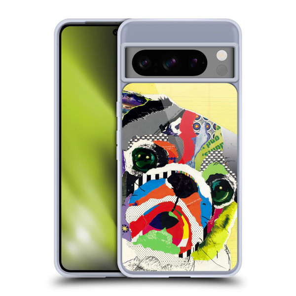 Michel Keck Dogs 4 Pug Soft Gel Case for Google Pixel 8 Pro