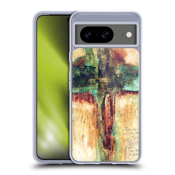 Michel Keck Religious Abstract Corinthians Soft Gel Case for Google Pixel 8
