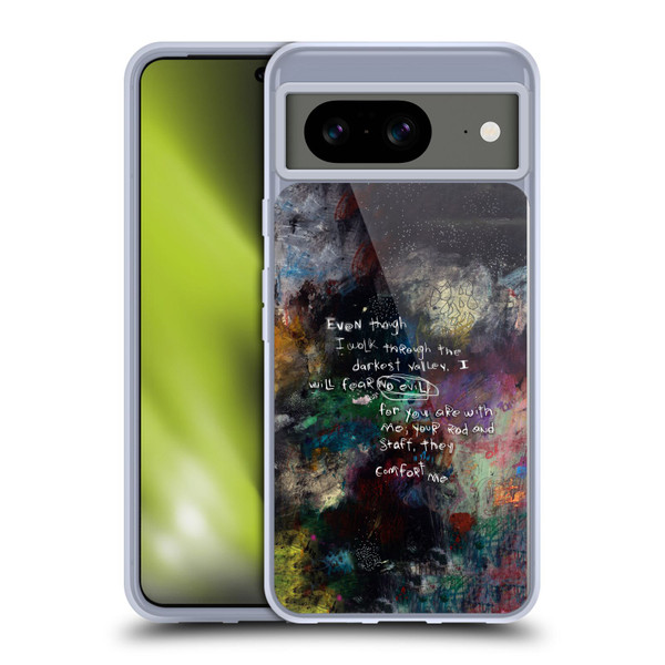 Michel Keck Religious Abstract Psalm 4 Soft Gel Case for Google Pixel 8