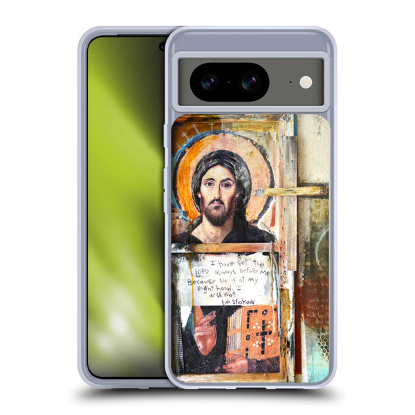 Michel Keck Religious Abstract Psalm Soft Gel Case for Google Pixel 8
