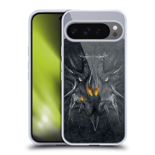 Vincent Hie Big Face Animals Dragon Soft Gel Case for Google Pixel 9 Pro XL