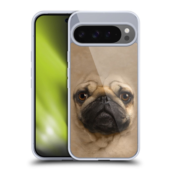Vincent Hie Big Face Dogs Pug Soft Gel Case for Google Pixel 9 Pro XL