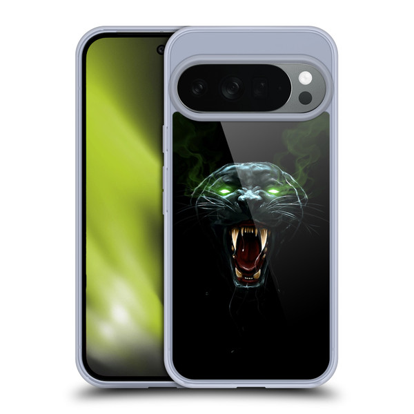 Christos Karapanos Horror 2 Dark Panther Soft Gel Case for Google Pixel 10