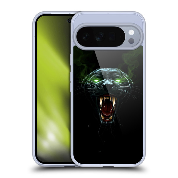 Christos Karapanos Horror 2 Dark Panther Soft Gel Case for Google Pixel 10 Pro XL