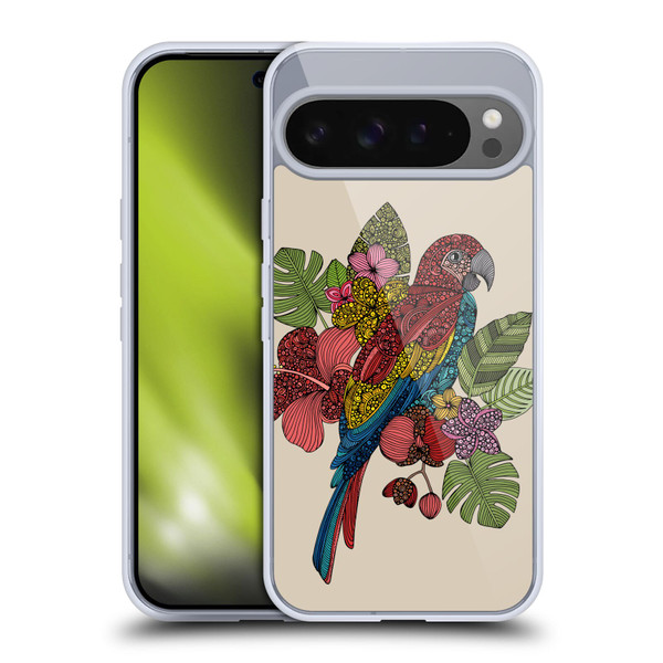 Valentina Birds Parrot Soft Gel Case for Google Pixel 9 Pro XL