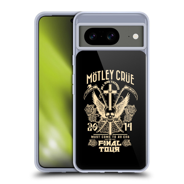 Motley Crue Tours All Bad Things Soft Gel Case for Google Pixel 8