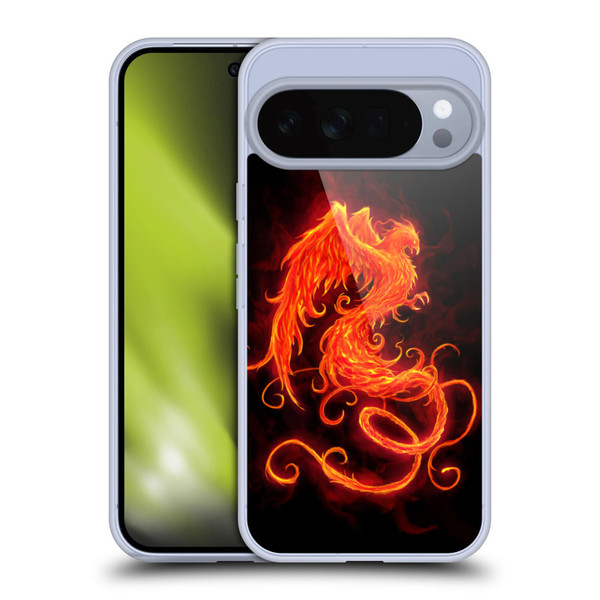 Christos Karapanos Phoenix On Fire Soft Gel Case for Google Pixel 10 Pro XL