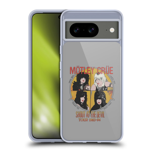 Motley Crue Tours SATD Vintage Soft Gel Case for Google Pixel 8
