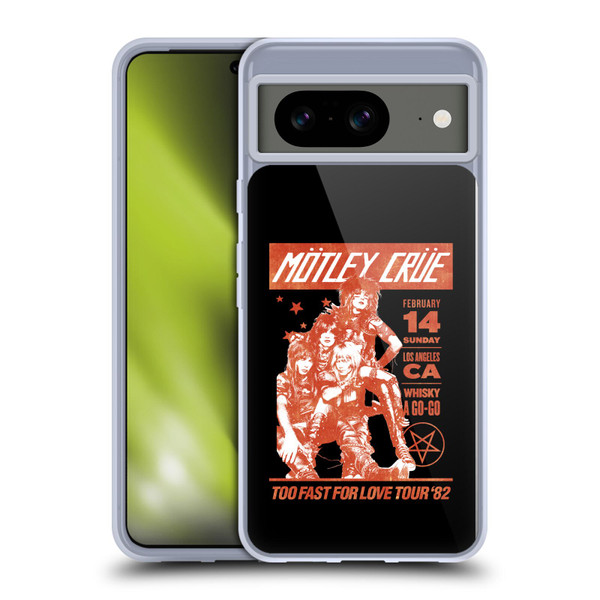 Motley Crue Tours Too Fast For Love Soft Gel Case for Google Pixel 8