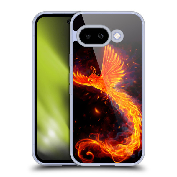 Christos Karapanos Phoenix Immortal Flames Alternative Soft Gel Case for Google Pixel 9A