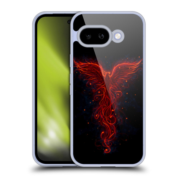 Christos Karapanos Phoenix 2 Red Soft Gel Case for Google Pixel 9A