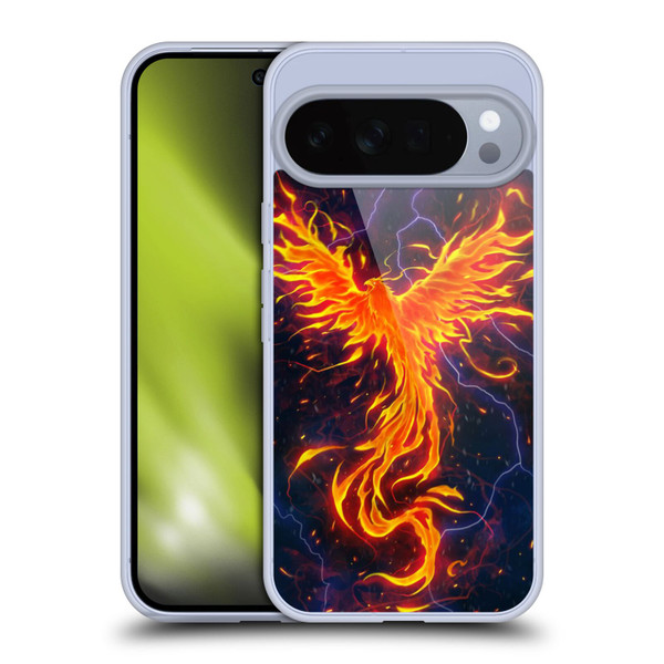 Christos Karapanos Phoenix 3 Rage Soft Gel Case for Google Pixel 10 Pro XL