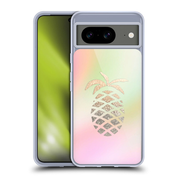 Monika Strigel Dreamland Gold Pineapple Soft Gel Case for Google Pixel 8