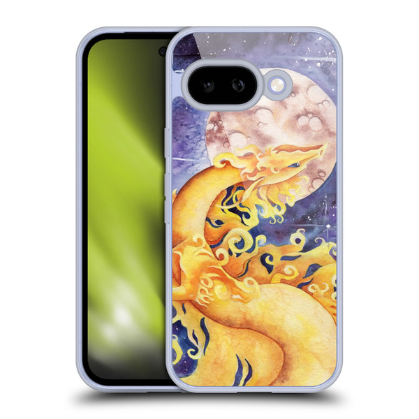 Carla Morrow Dragons Golden Sun Dragon Soft Gel Case for Google Pixel 9A