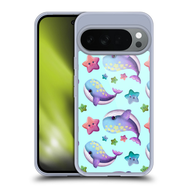 Carla Morrow Patterns Whale And Starfish Soft Gel Case for Google Pixel 10