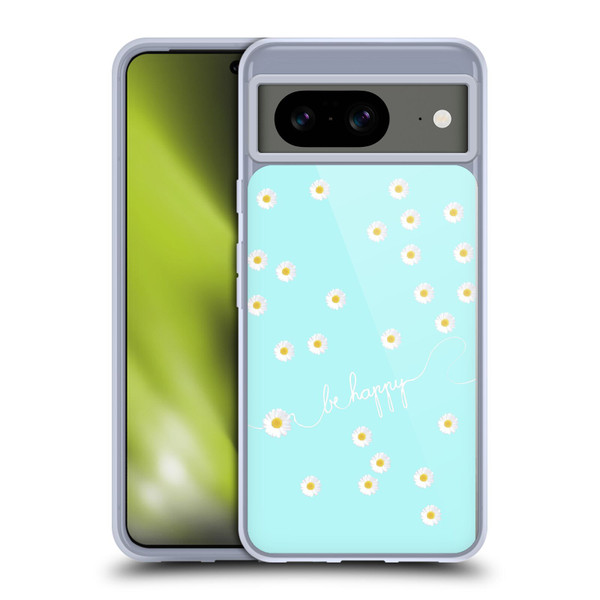 Monika Strigel Happy Daisy Aqua Soft Gel Case for Google Pixel 8
