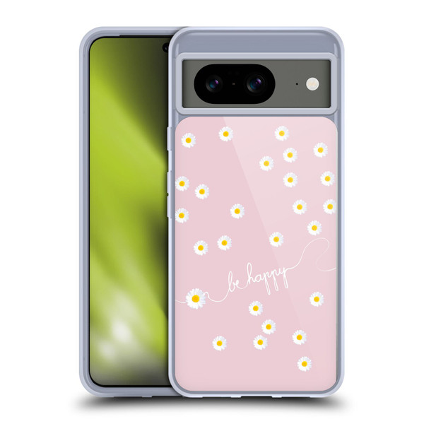 Monika Strigel Happy Daisy Blush Soft Gel Case for Google Pixel 8