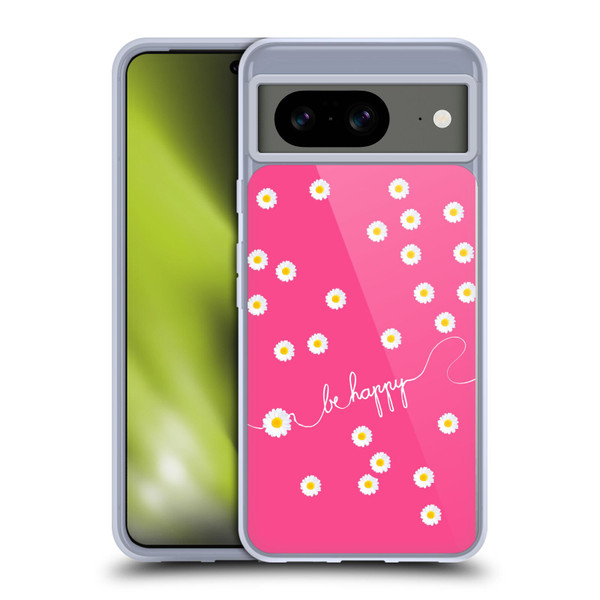 Monika Strigel Happy Daisy Hotpink Soft Gel Case for Google Pixel 8