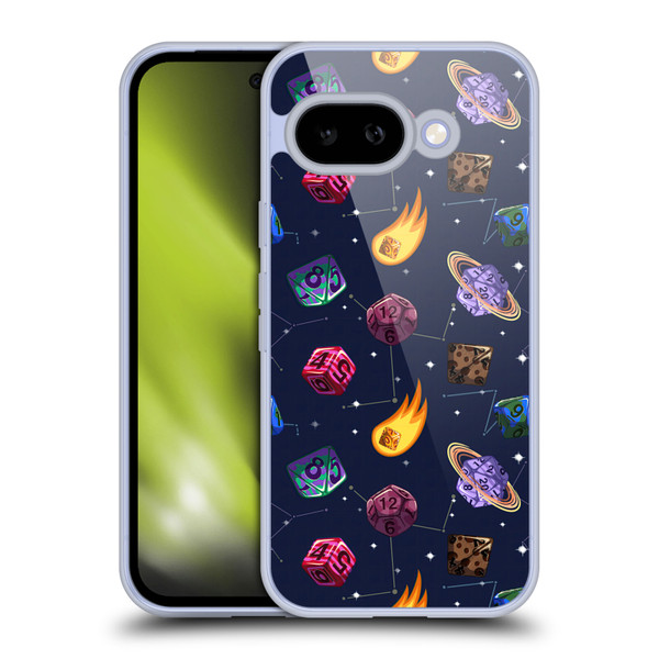 Carla Morrow Patterns Colorful Space Dice Soft Gel Case for Google Pixel 9A