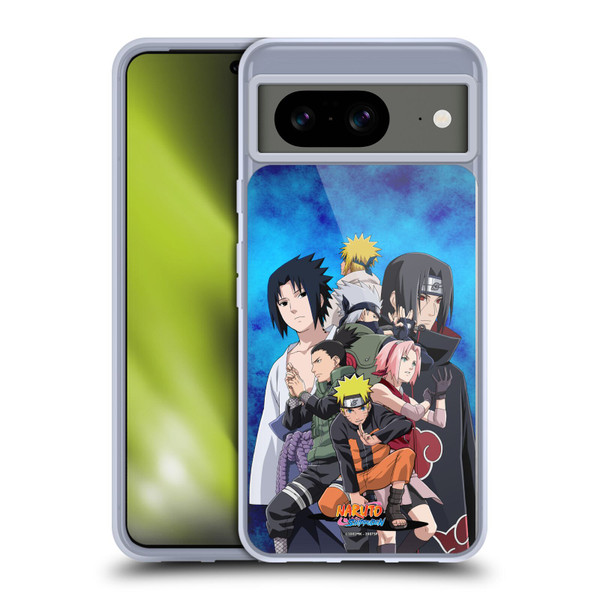 Naruto Shippuden Key Art Konoha Soft Gel Case for Google Pixel 8