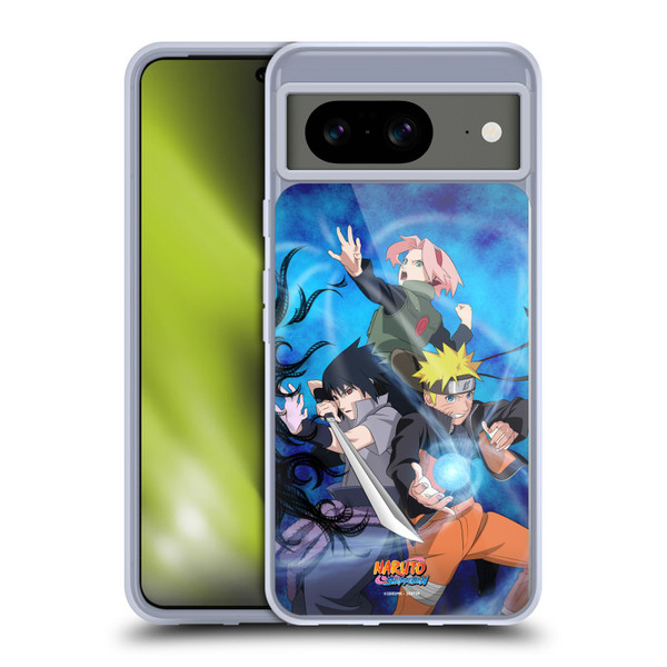 Naruto Shippuden Key Art Team 7 Soft Gel Case for Google Pixel 8