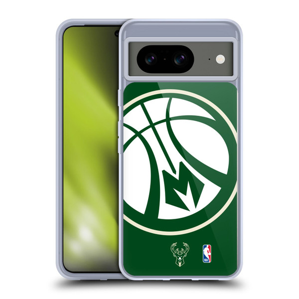 NBA Milwaukee Bucks Oversized Soft Gel Case for Google Pixel 8