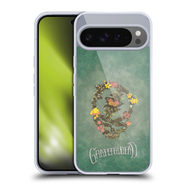 Grateful Dead Graphics Floral Logo Soft Gel Case for Google Pixel 9 Pro XL