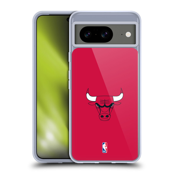 NBA Chicago Bulls Plain Soft Gel Case for Google Pixel 8