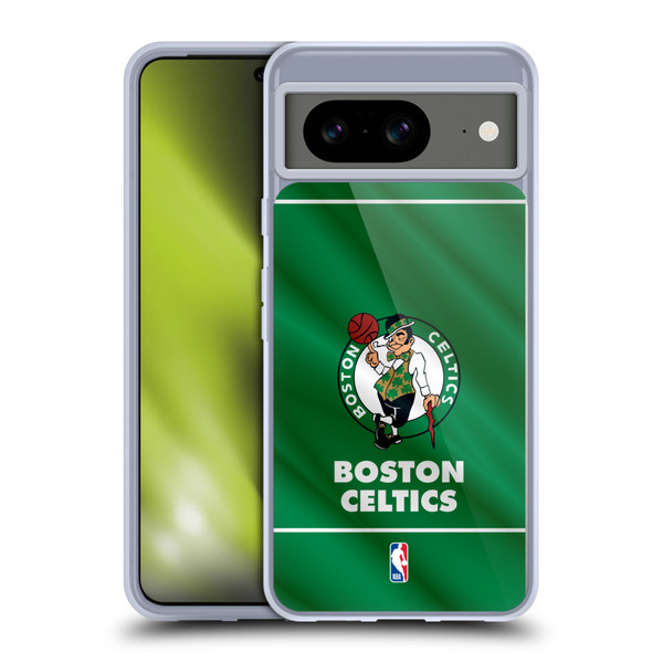 NBA Boston Celtics Horizontal Banner Soft Gel Case for Google Pixel 8