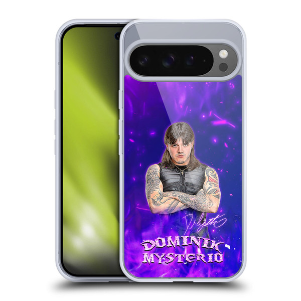 WWE Dominik Mysterio Portrait Soft Gel Case for Google Pixel 9 Pro XL