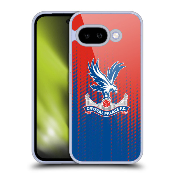 Crystal Palace FC Crest Halftone Soft Gel Case for Google Pixel 9A