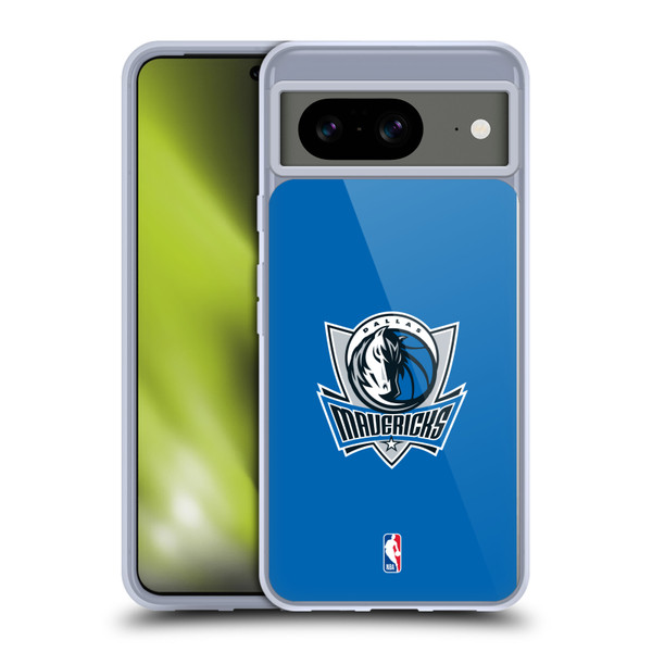 NBA Dallas Mavericks Logo Royal Blue Soft Gel Case for Google Pixel 8