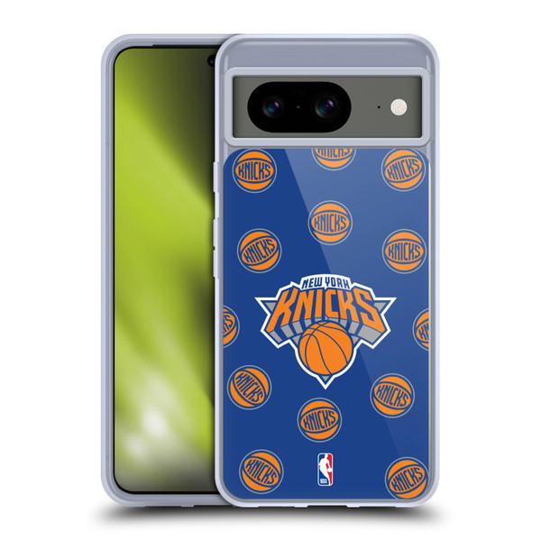 NBA New York Knicks Patterns Soft Gel Case for Google Pixel 8