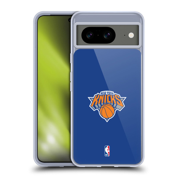 NBA New York Knicks Plain Soft Gel Case for Google Pixel 8