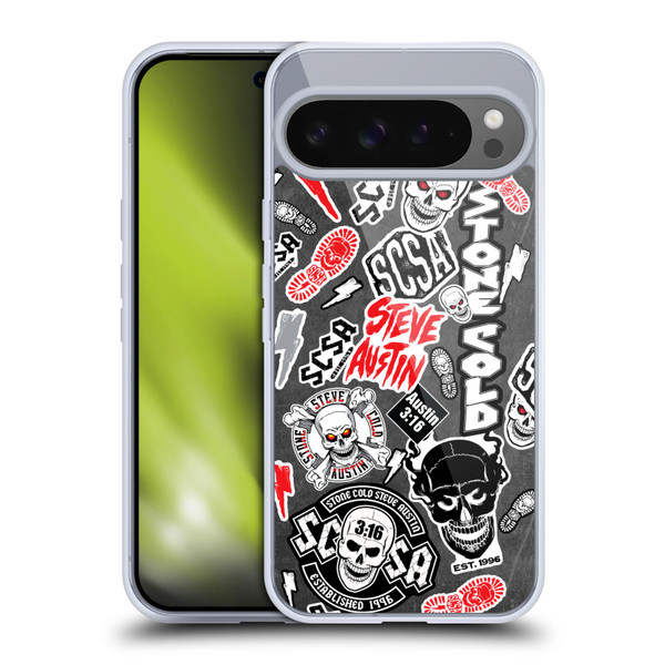 WWE Stone Cold Steve Austin Icons Soft Gel Case for Google Pixel 9 Pro XL