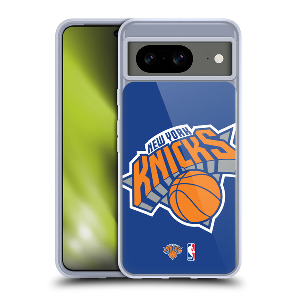 NBA New York Knicks Logo Oversized Soft Gel Case for Google Pixel 8