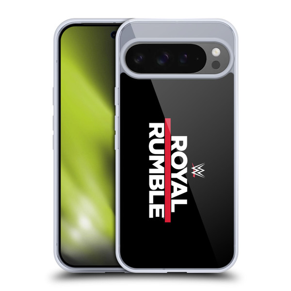 WWE TV Program Logo Royal Rumble Soft Gel Case for Google Pixel 9 Pro XL