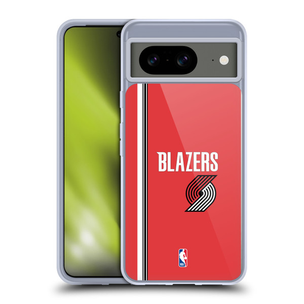 NBA Portland Trail Blazers Logo Retro Design Soft Gel Case for Google Pixel 8