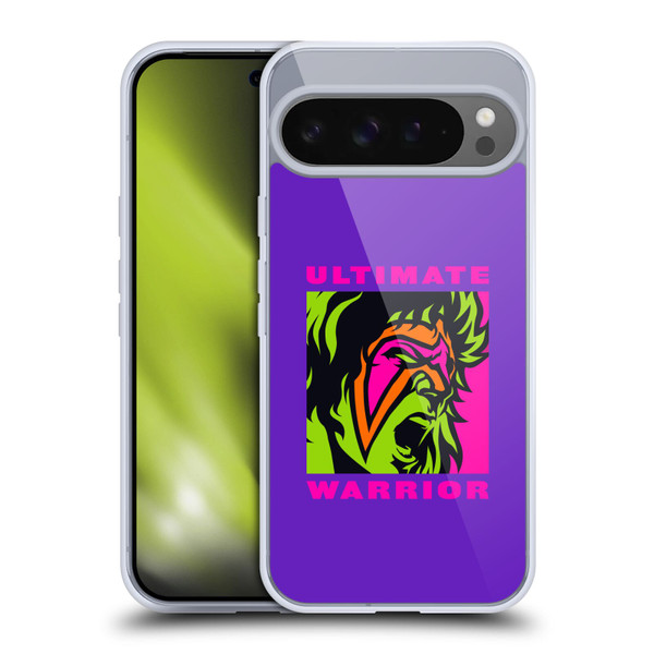 WWE The Ultimate Warrior Illustrated Soft Gel Case for Google Pixel 9 Pro XL
