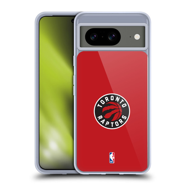 NBA Toronto Raptors Logo Red Soft Gel Case for Google Pixel 8