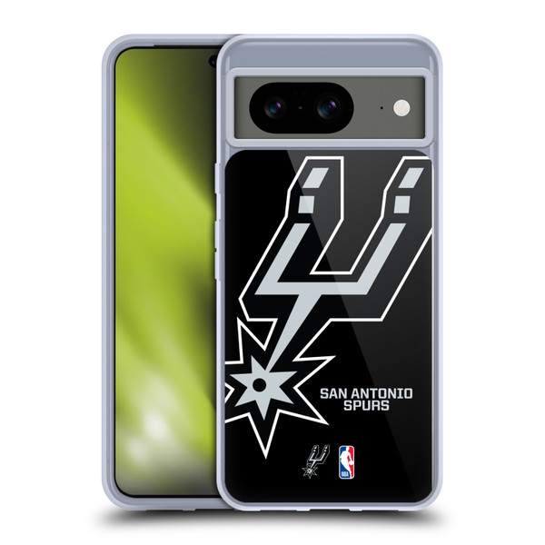 NBA San Antonio Spurs Logo Oversized Soft Gel Case for Google Pixel 8