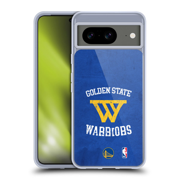 NBA Golden State Warriors Distressed Soft Gel Case for Google Pixel 8