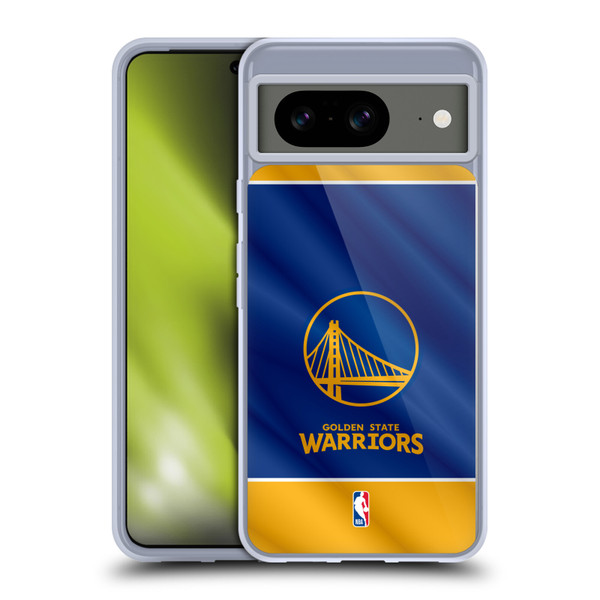NBA Golden State Warriors Horizontal Banner Soft Gel Case for Google Pixel 8