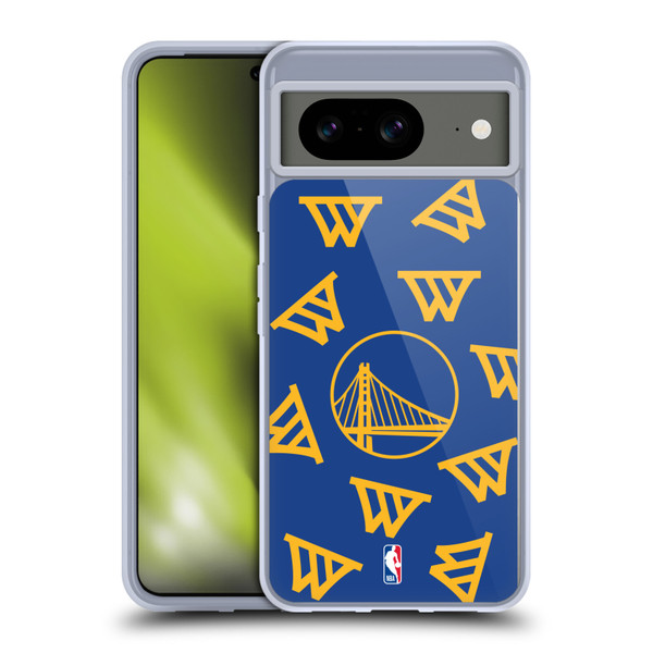 NBA Golden State Warriors Patterns Soft Gel Case for Google Pixel 8
