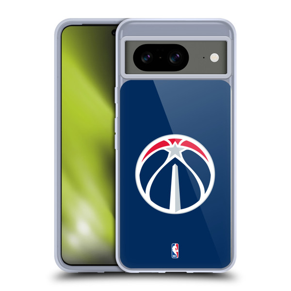 NBA Washington Wizards Logo Navy Blue Soft Gel Case for Google Pixel 8