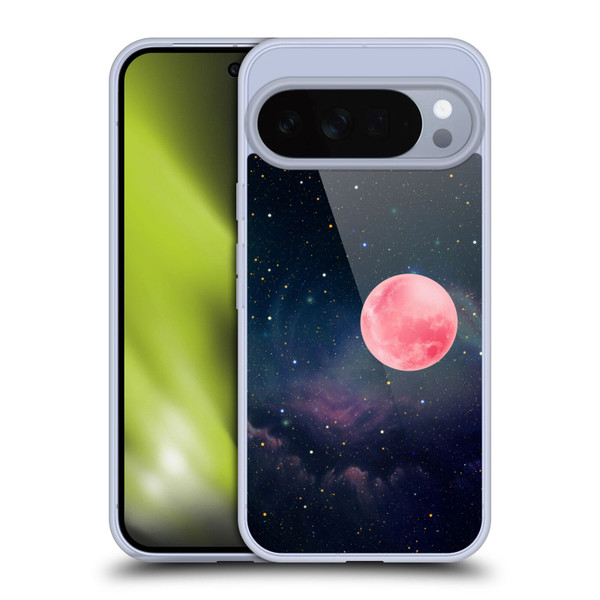 Cosmo18 Space Pink Moon Soft Gel Case for Google Pixel 10 Pro XL