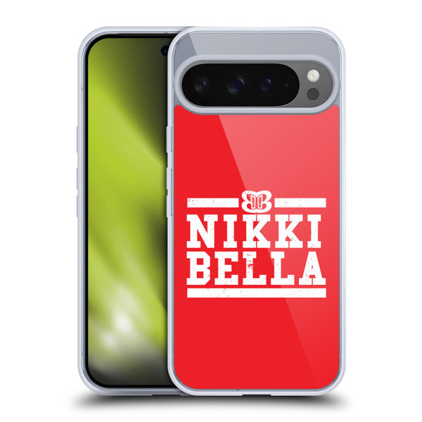 WWE Nikki Bella Logotype Soft Gel Case for Google Pixel 9 Pro XL