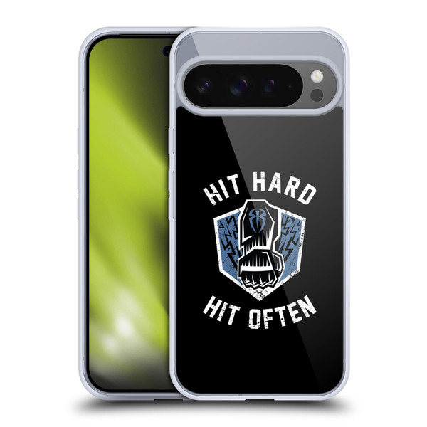 WWE 2017 Roman Reigns Hit Hard Hit Often Soft Gel Case for Google Pixel 9 Pro XL